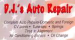D. J.'s Auto Repair