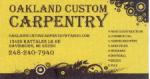 Oakland Custom Carpentry